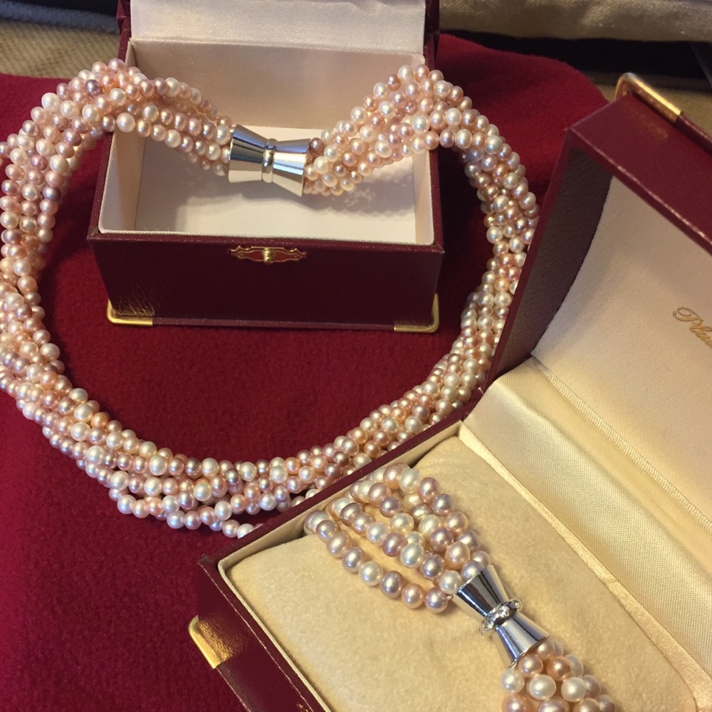 Multicolored Fresh water pearls